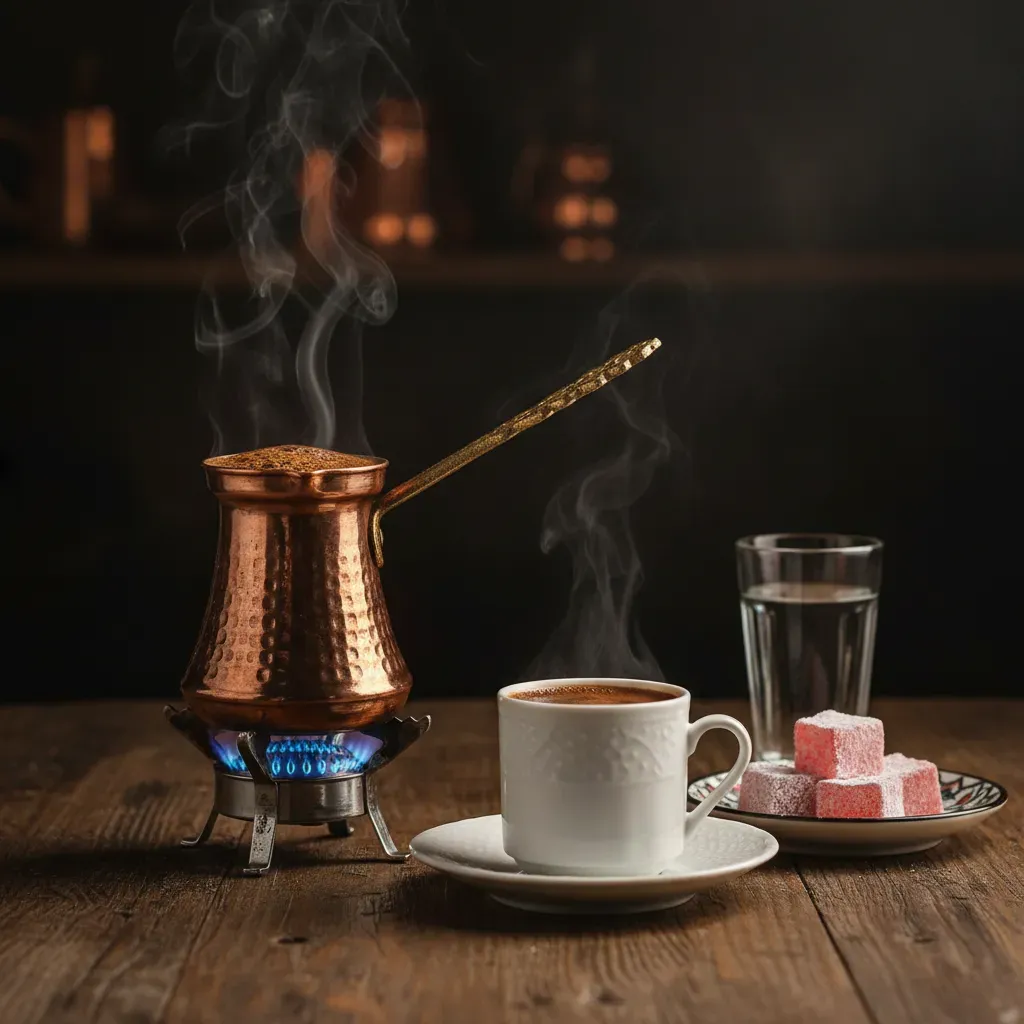 Turkish coffee cezve